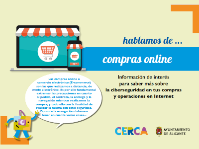 carátula del folleto sobre compras on-line