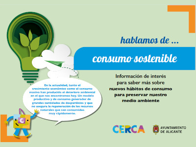 carátula del folleto sobre consumo sostenible