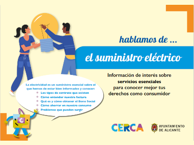 carátula del folleto sobre suministro eléctrico