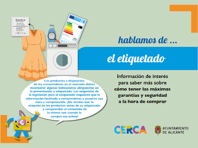 carátula del folleto sobre etiquetado de los productos