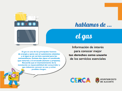 carátula del folleto sobre suministro de gas