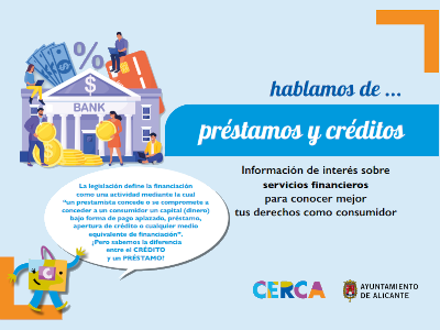 carátula del folleto sobre préstamos y créditos