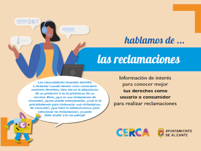 carátula del folleto sobre reclamaciones